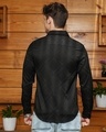 Shop Men's Obsidian Black Textured Shirt-Design