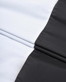 Shop Men's White & Black Color Block Oversized Windcheater Jacket