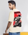 Shop Men's Off White Dead Pool Graphic Printed Oversized T-shirt-Front