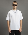 Shop Men's White Oversized T-shirt-Front