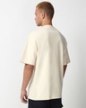 Shop Men's Off White Oversized T-shirt-Full
