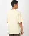 Shop Men's Off White Oversized T-shirt-Full