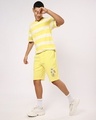 Shop Men's Oh Phak Birthday Yellow Badge Print Shorts-Design