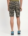 Shop Men's Olive AOP Camo Printed Shorts-Design