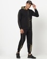 Shop Men's Black Zipper Hoodie-Front