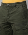 Shop Men's Olive Cargo Trouser-Full