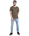 Shop Men's Olive Casual T-shirt
