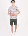 Shop Men's Olive Cotton Shorts-Front