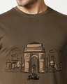 Shop Men's Olive Delhi Printed T-shirt