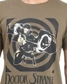 Shop Men's Olive Doctor Strange Graphic Printed T-shirt