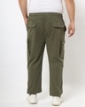 Shop Men's Olive Elastic waistband Cargo Pants-Design
