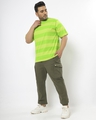 Shop Men's Olive Elastic waistband Cargo Pants-Full