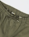 Shop Men's Olive Elastic waistband Cargo Pants