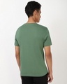 Shop Men's Olive Green Live For The Night Graphic Printed T-shirt