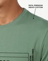 Shop Men's Olive Green Live For The Night Graphic Printed T-shirt