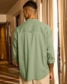 Shop Men's Olive Green Oversized Shirt-Design