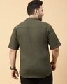 Shop Men's Olive Green Plus Size Shirt-Full