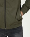 Shop Men's Olive Green Slim Fit Jacket