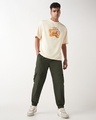 Shop Men's Olive Green Super Loose Fit Cargo Jogger Pants