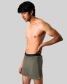 Shop Men's Olive Modal Boxers-Design