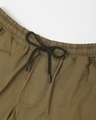 Shop Men's Olive Over Dyed Cargo Shorts