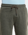 Shop Men's Olive Slim Fit Cotton Shorts