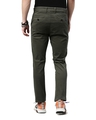 Shop Men's Olive Slim Fit Trouser-Design