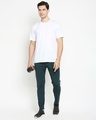 Shop Men's Olive Solid Regular Fit Track Pants