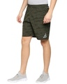 Shop Men's Olive Solid Regular Shorts