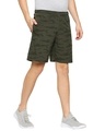Shop Men's Olive Solid Regular Shorts-Design