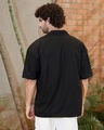 Shop Men's Onyx Black All Over Printed Oversized Shirt-Design
