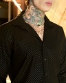 Shop Men's Onyx Black All Over Printed Shirt