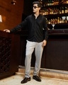 Shop Men's Onyx Black All Over Printed Shirt-Full