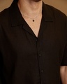 Shop Men's Onyx Black Oversized Shirt