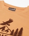 Shop Men's Orange Adventure Typography Oversized T-shirt