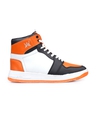 Shop Men's Orange & Black Color Block Sneakers-Design