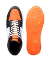 Shop Men's Orange & Black Color Block Sneakers