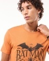 Shop Men's Orange Bat Knight Graphic Printed T-shirt