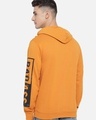 Shop Men's Orange Beast Mode Typography Sweatshirt-Full