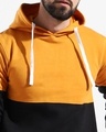 Shop Men's Orange & Black Color Block Tracksuit