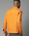 Shop Men's Orange Typography Jacket-Design