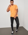 Shop Men's Orange Casual T-shirt-Full