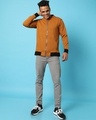 Shop Men's Orange Checked Jacket-Full