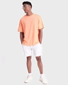 Shop Men's Orange Oversized T-shirt