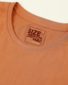 Shop Men's Orange Coffee Head Graphic Printed Oversized Plus Size T-shirt