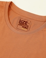Shop Men's Orange Coffee Head Graphic Printed Plus Size T-shirt