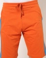 Shop Men's Orange Color Block Shorts-Full