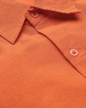 Shop Men's Orange Cotton Shirt