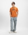 Shop Men's Orange Friends Forever Typography T-shirt-Full