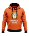 Shop Normal Is Boring   Garfield Official Hoodie-Front